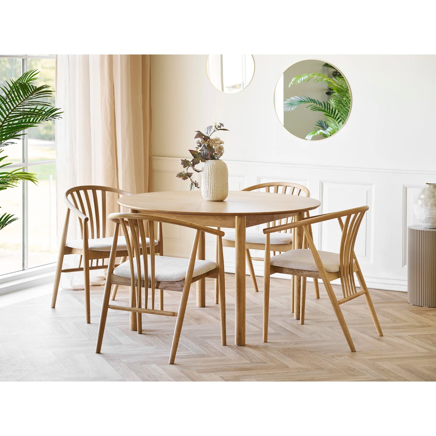 Krēsls Augusto 57/54/78 cm sand/ozols