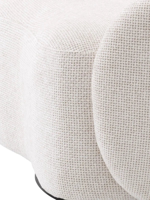 Krēsls Amore Eichholtz 97/91/74 cm Lyssa off-white | black swivel base