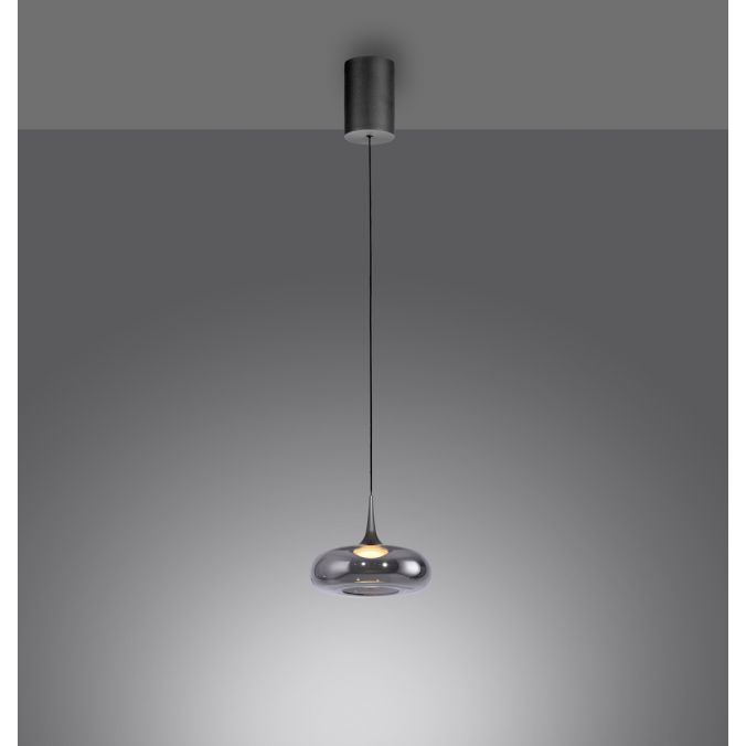 Piekaramā lampa POSH 200/22/22 cm melns