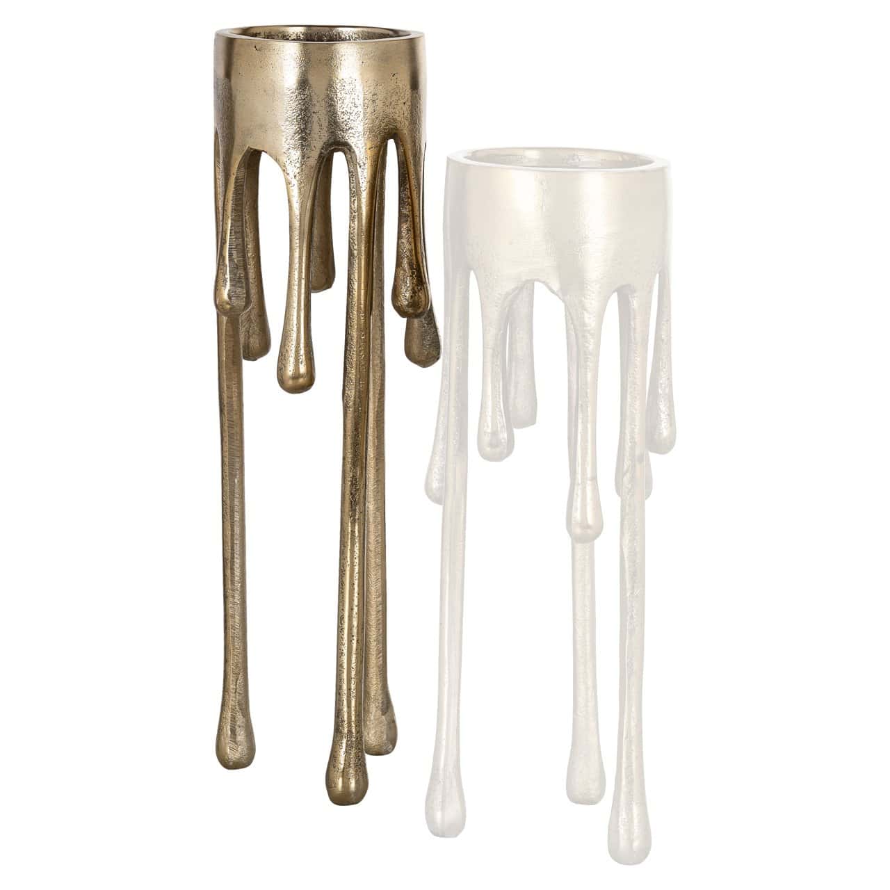 Svečturis Lorin L Richmond Interiors 42/12/12 cm brushed gold - N1 Home