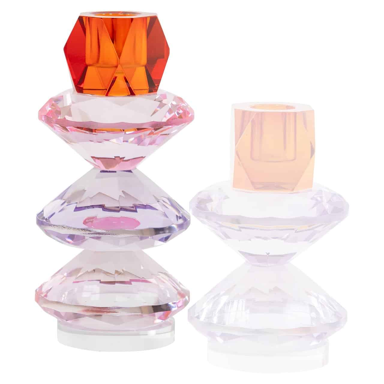 Svečturis Yalena L Richmond Interiors 16/7/7 cm rozā - N1 Home