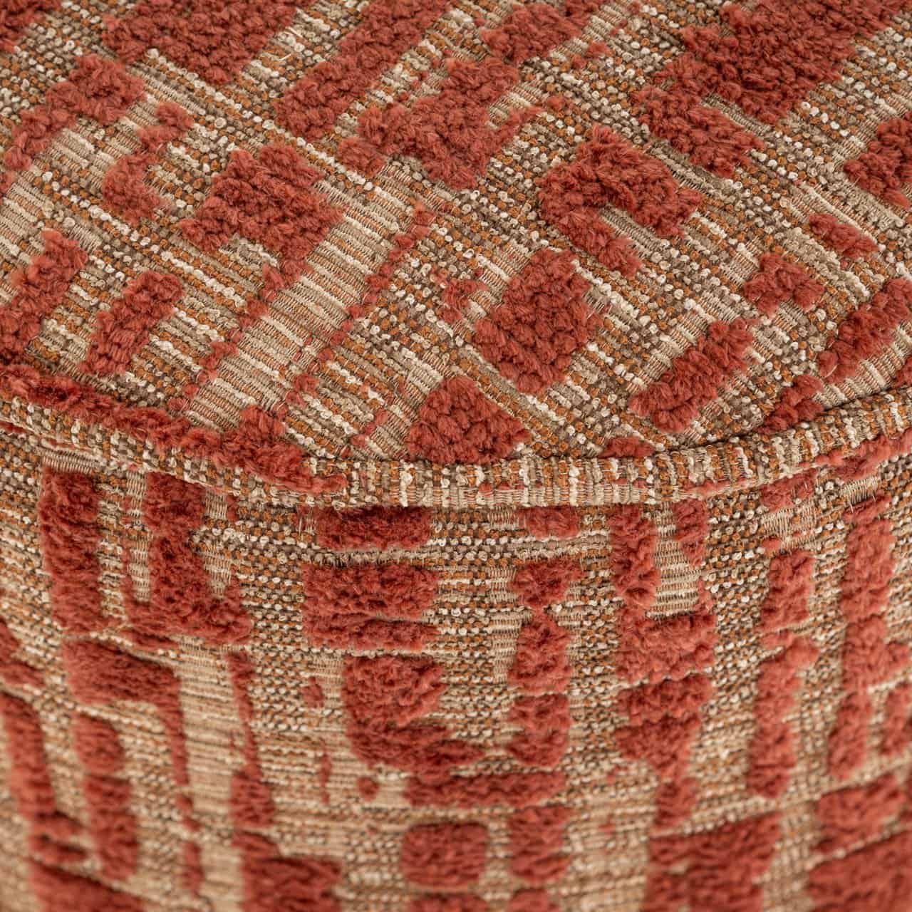 Pufs Lexie Richmond Interiors 45/47/45 cm terra