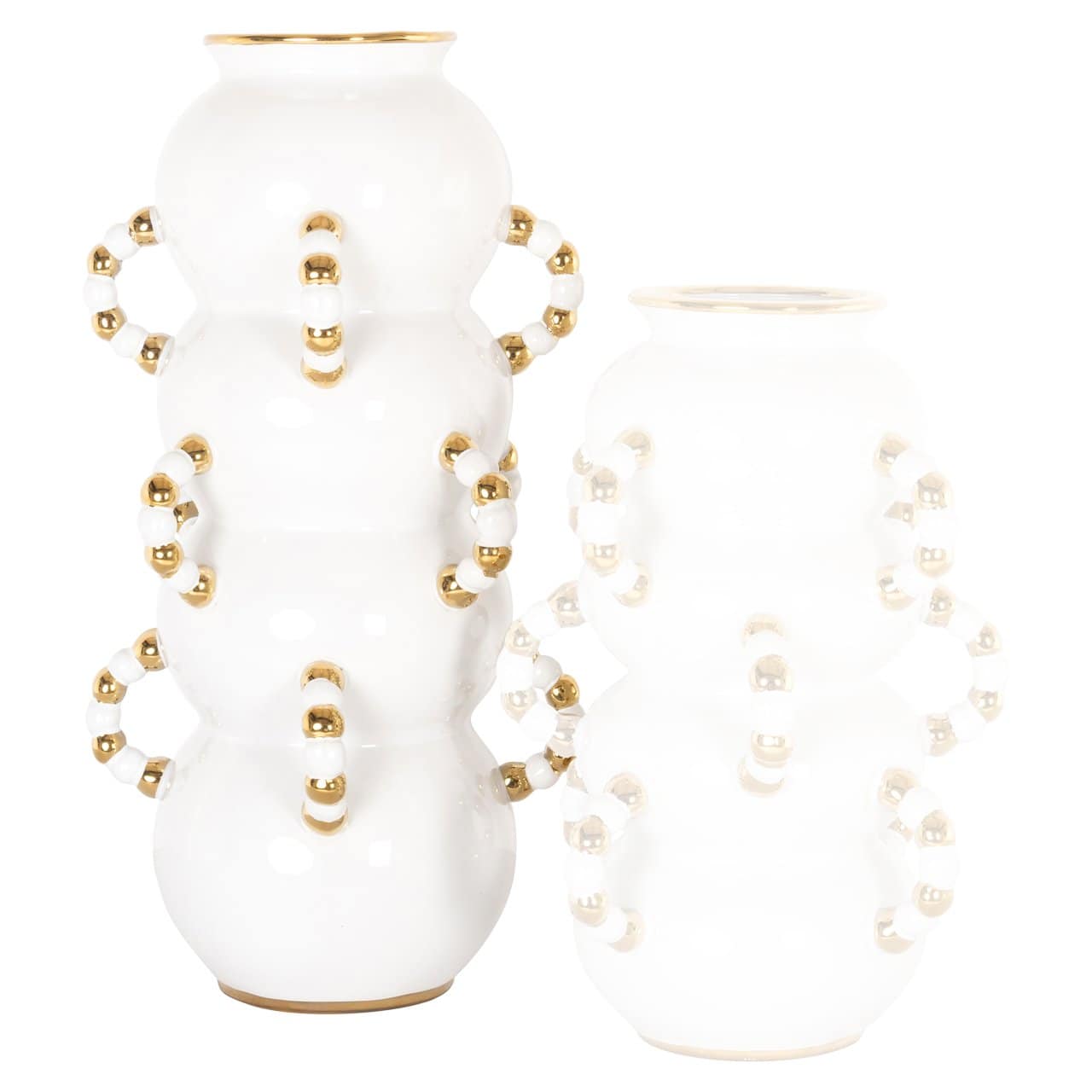 Vāze Pippy L Richmond Interiors 25/25/47 cm balts