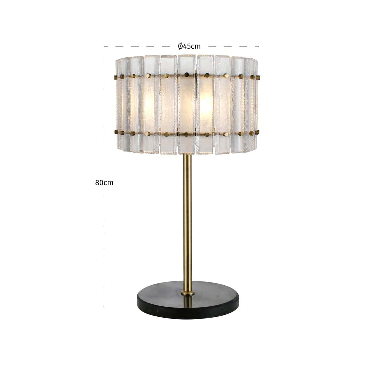 Galda lampa Felina Richmond Interiors 45/45/80 cm bronza