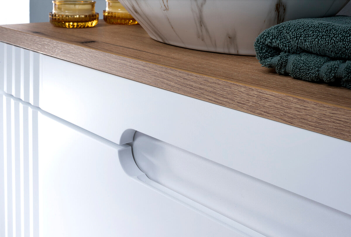 Vannas istabas mēbeļu komplekts Fija D 120 cm balts - N1 Home