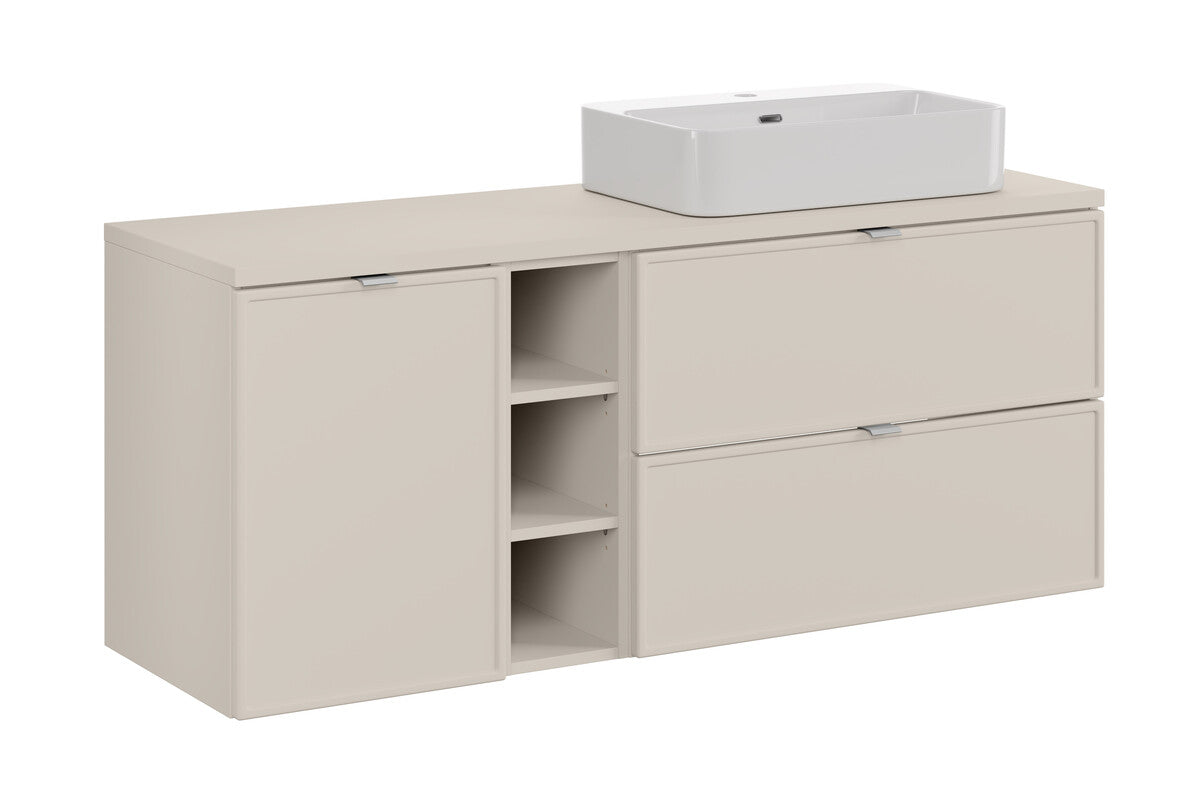 Vannas istabas mēbeļu komplekts Bell N 140 cm kašmirs - N1 Home