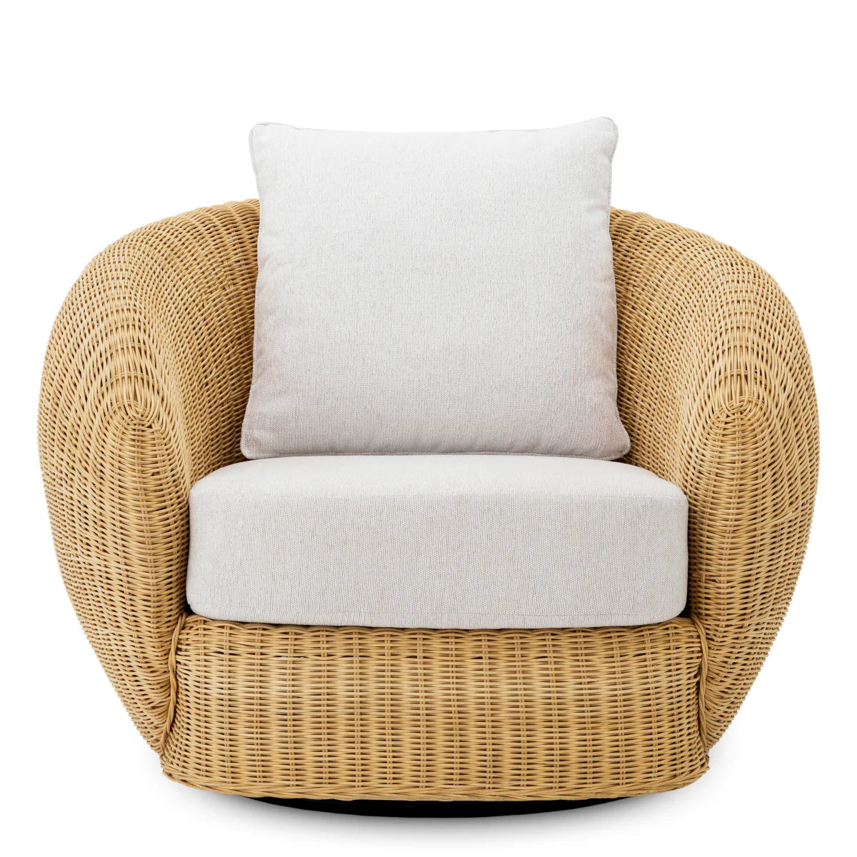 Krēsls Rafael Eichholtz 100/92/84 cm Natural rattan | sentier cream