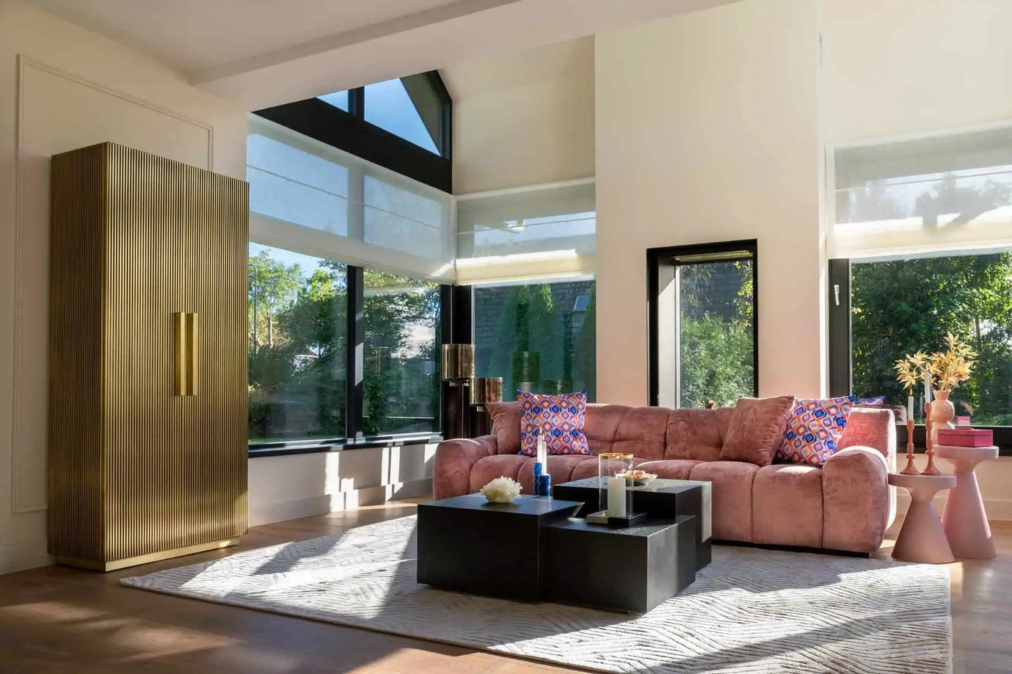 Skapis Ironville Richmond Interiors 191/80/42 cm zelts - N1 Home