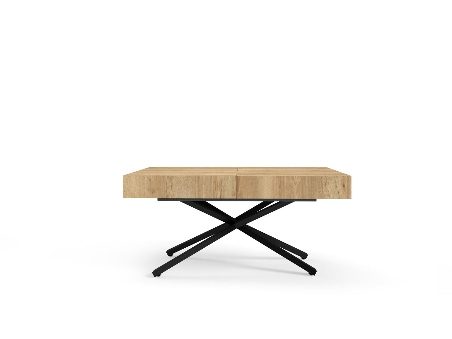 Galds Tiks X 27-80/120-200/80 cm balts hromix - N1 Home