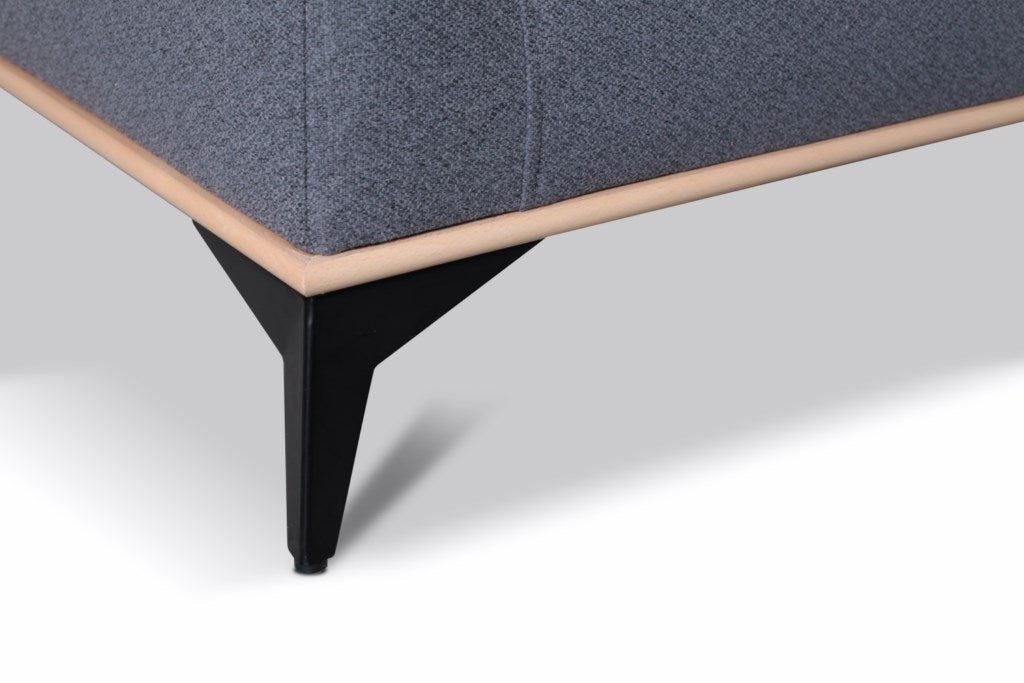 Dīvāns Boso 215/93/92 cm pelēks - N1 Home