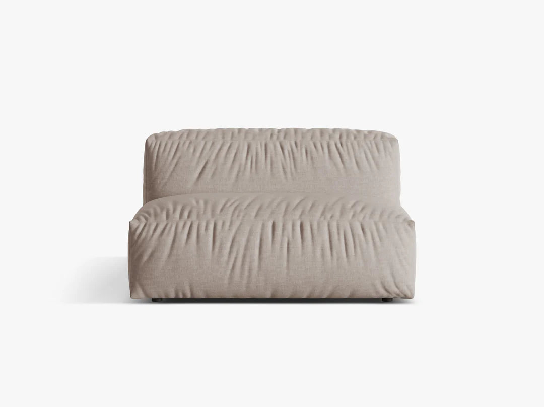 Modulārs dīvāns Martina Micadoni 106/75/132 cm Botruf Dark beige