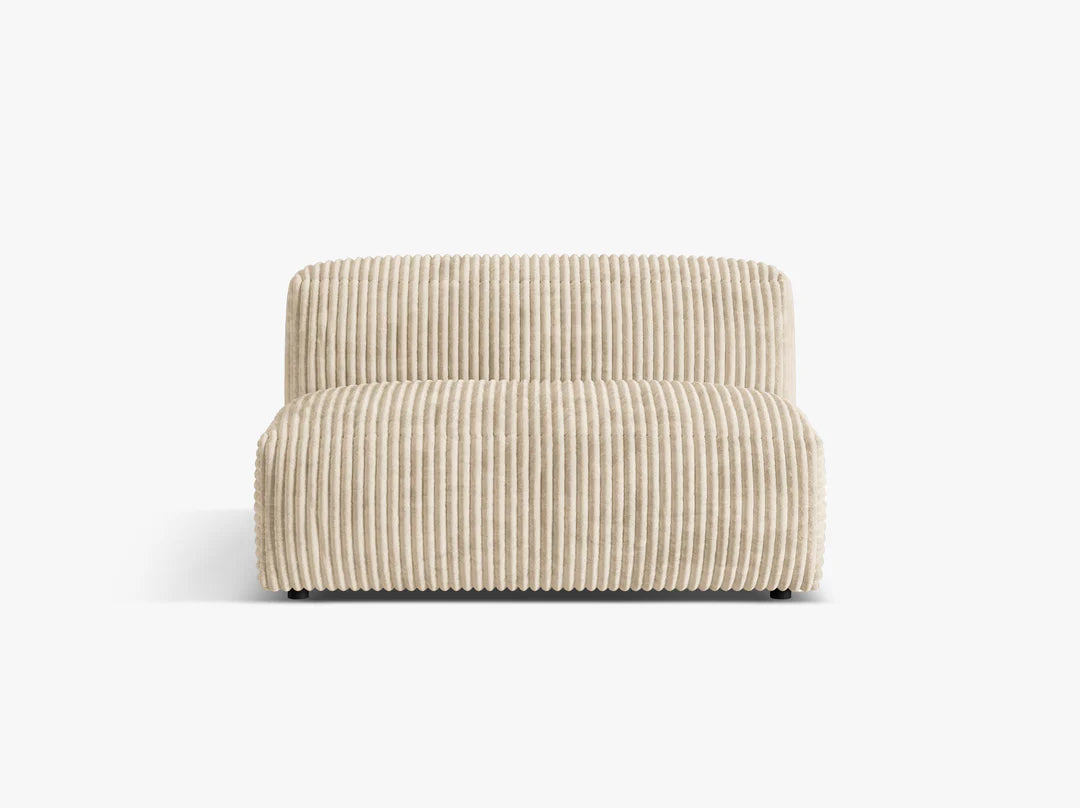 Modulārs dīvāns Martina Micadoni 106/75/132 cm Corduroy (Til03) Light beige