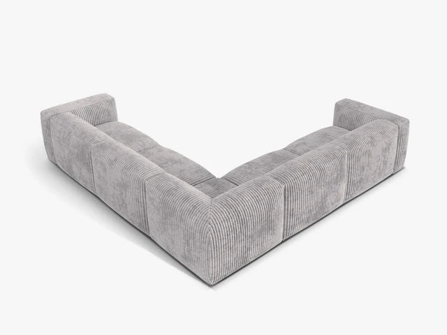 Dīvāns Martina Micadoni 316/75/316 cm Corduroy (Til86) Light grey