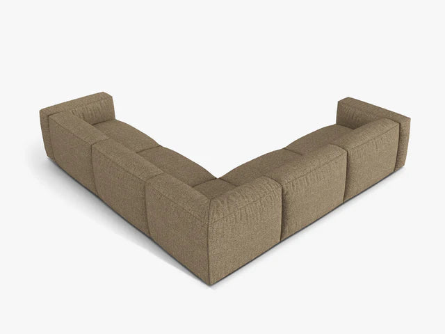 Dīvāns Martina Micadoni 316/75/316 cm Boucle Moncap Cappuccino