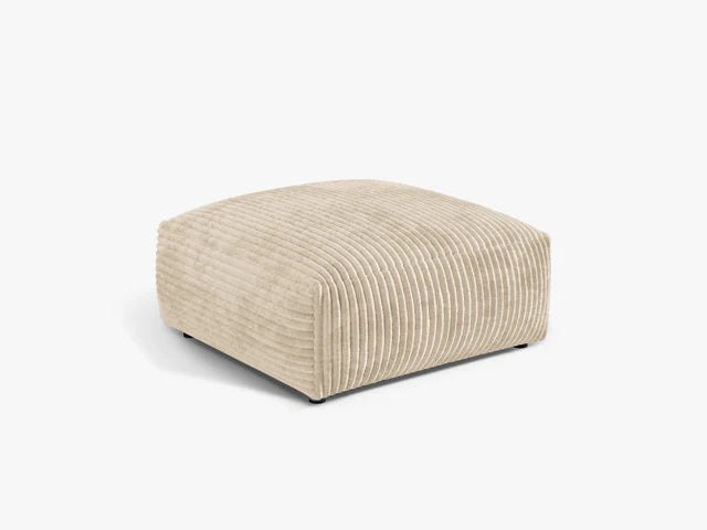 Pufs Martina Micadoni 106/44/106 cm Corduroy (Til03) Light beige