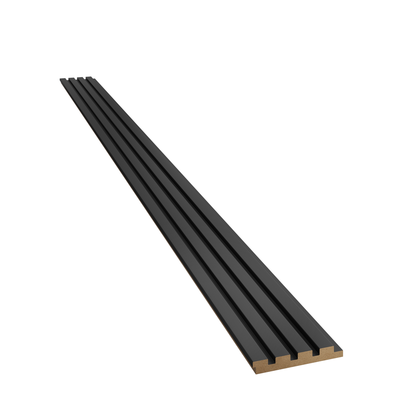 Minilameļi dekoratīvie paneļi 123x16x2750 mm melns - N1 Home