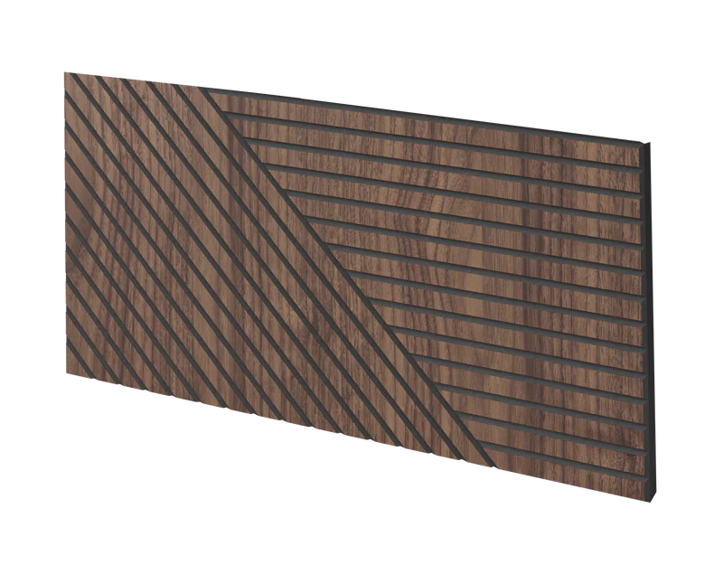 Frēzēti paneļi Segonia 60/30 cm Amerikāņu valrieksts