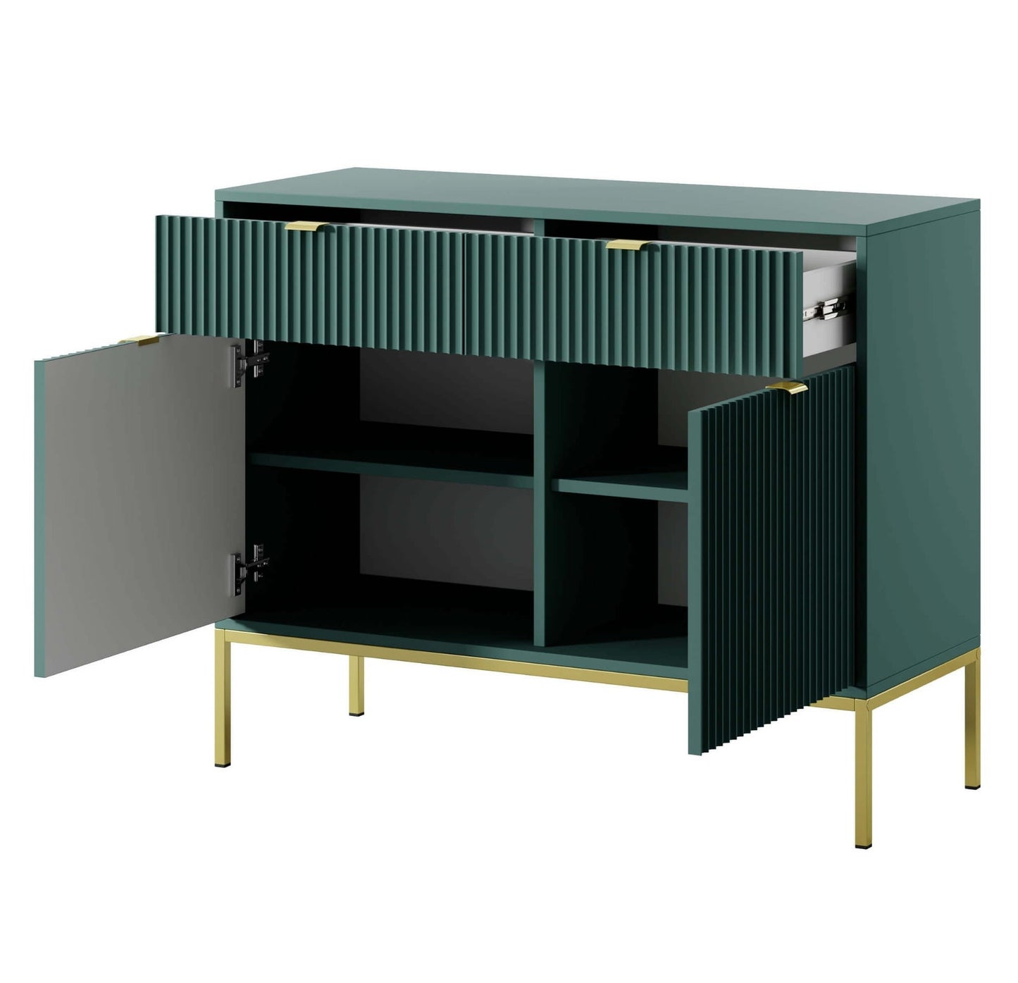 Kumode NV 104/83/39 cm olives/zelts - N1 Home