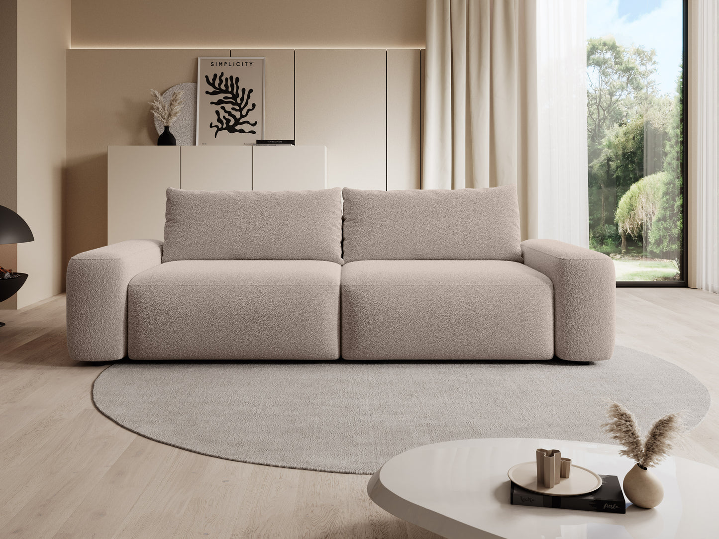 Dīvāns Loo 257/105/87 cm Lambi 6 - N1 Home