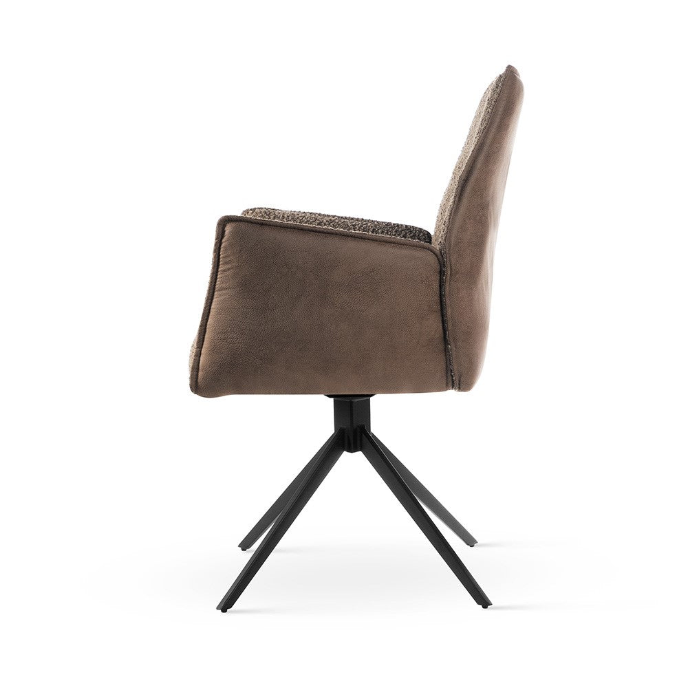 SP krēsls, trifele PU/melna kāja