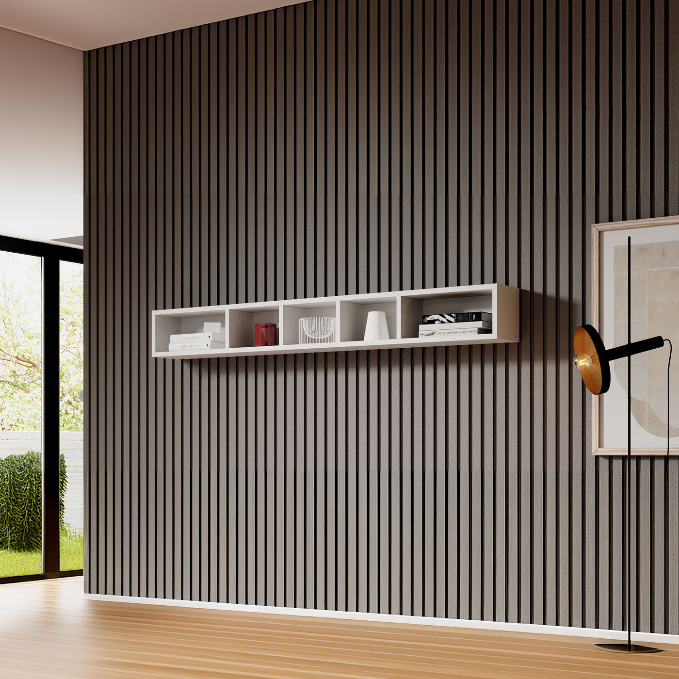 Piekaramais elements Tola 169/21/19 cm antracīts/Grandson ozols