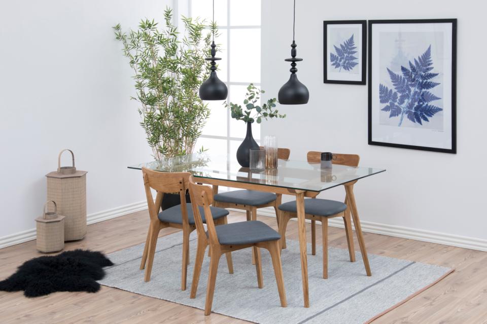 Krēsls Taxan 45/49/80 cm pelēks - N1 Home