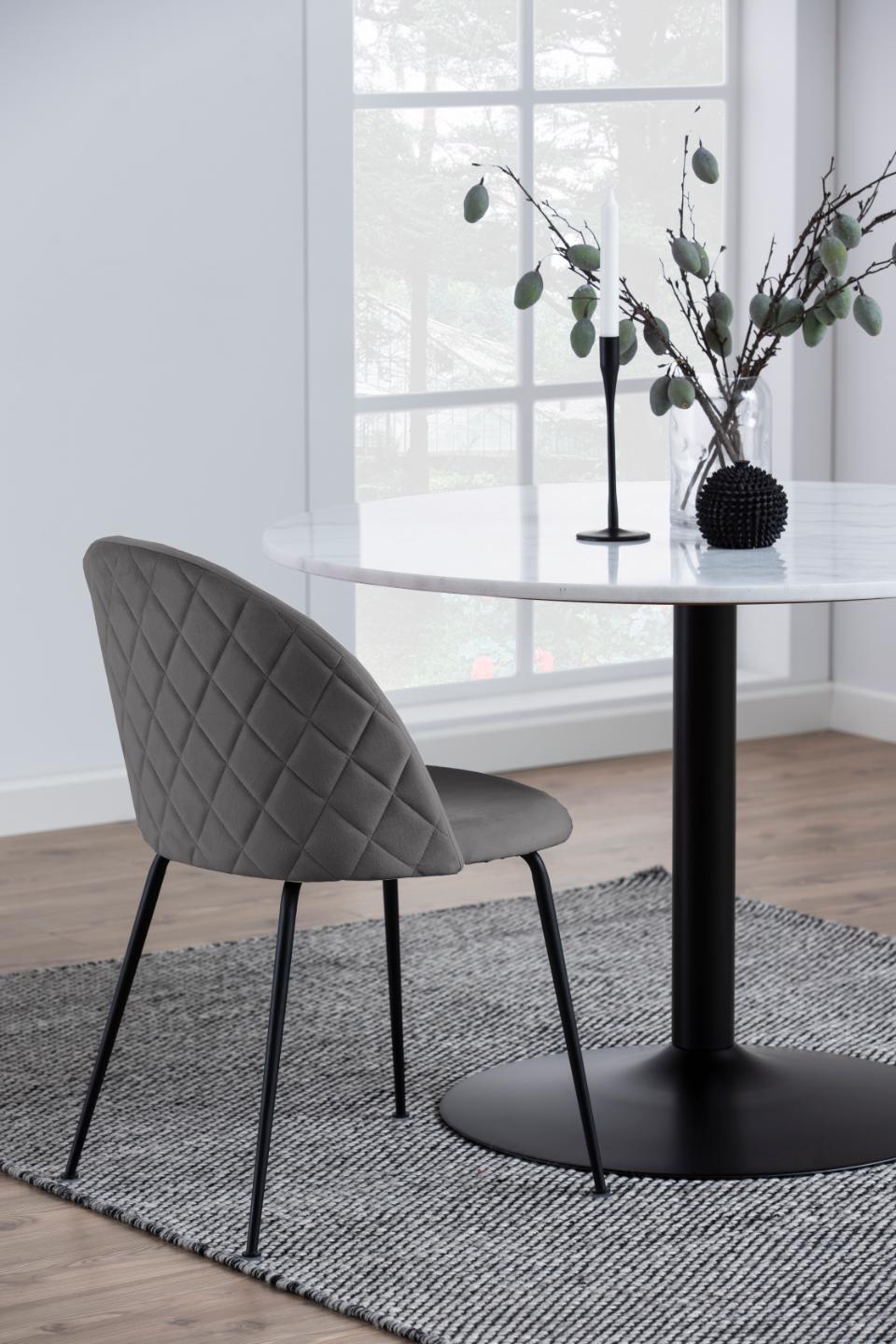 Krēsls Louv 49/54/80 cm tumši pelēks - N1 Home