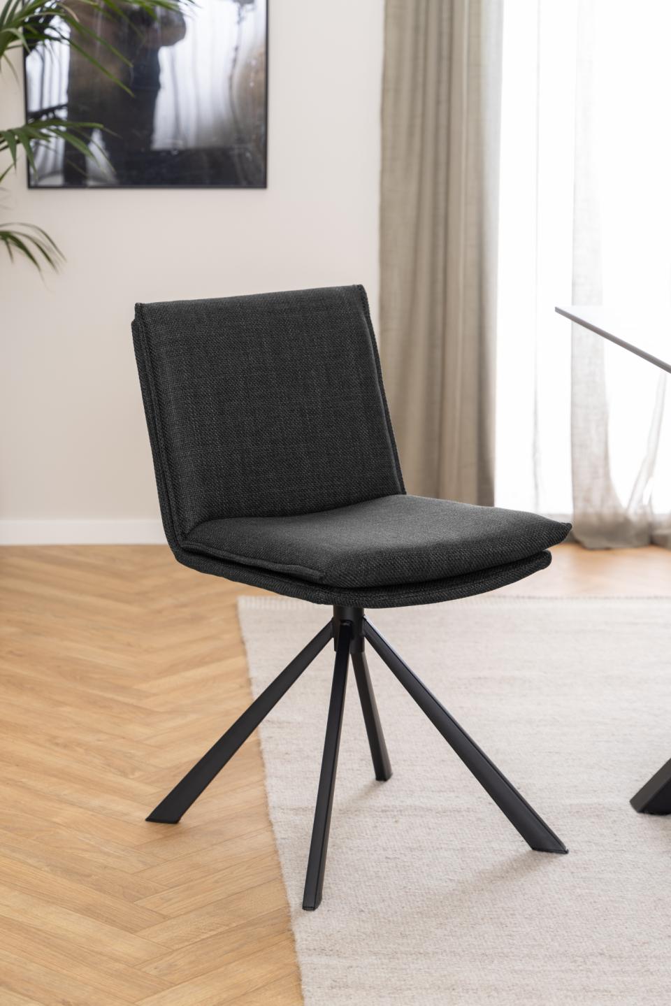 Krēsls Flys 47/59/85 cm tumši pelēks - N1 Home