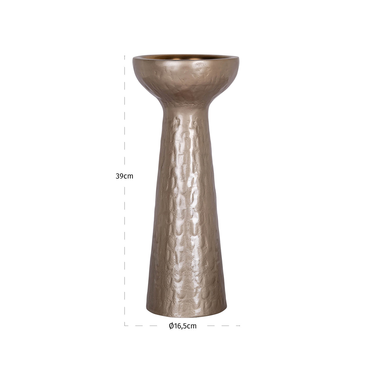 Svečturis Juana S Richmond Interiors 16/39/16 cm bēšs - N1 Home