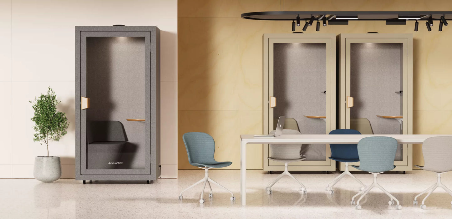 Akustika mierigs kabīne Thus 210/110/90 cm cloud - N1 Home