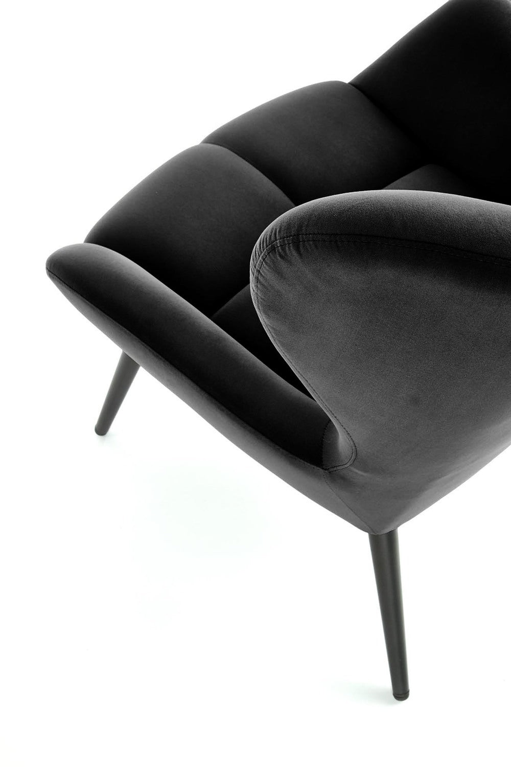 Krēsls Tyr 75/86/91/48 cm melns - N1 Home