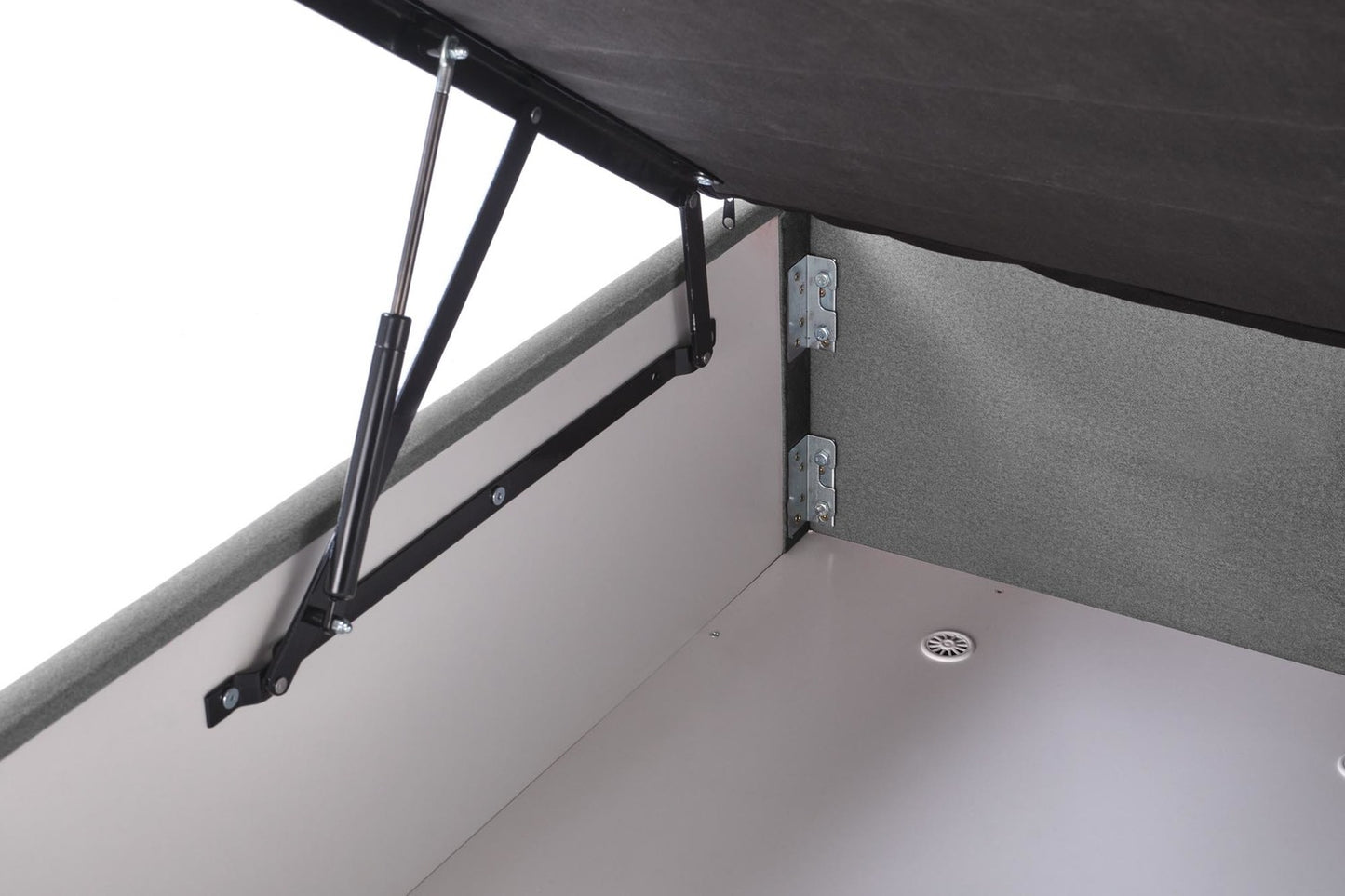 Gulta Asen 162/210/121 cm pelēks - N1 Home