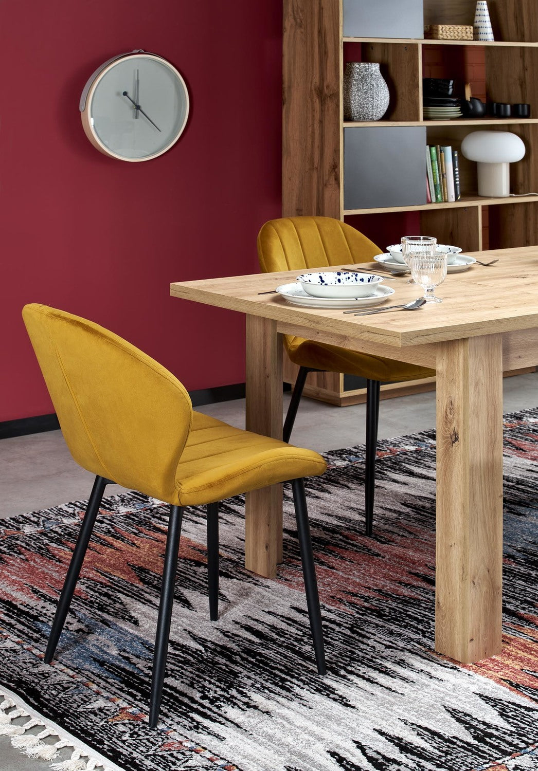 Galds Bagi 120-160/80/77/95 cm amatnieks ozols - N1 Home