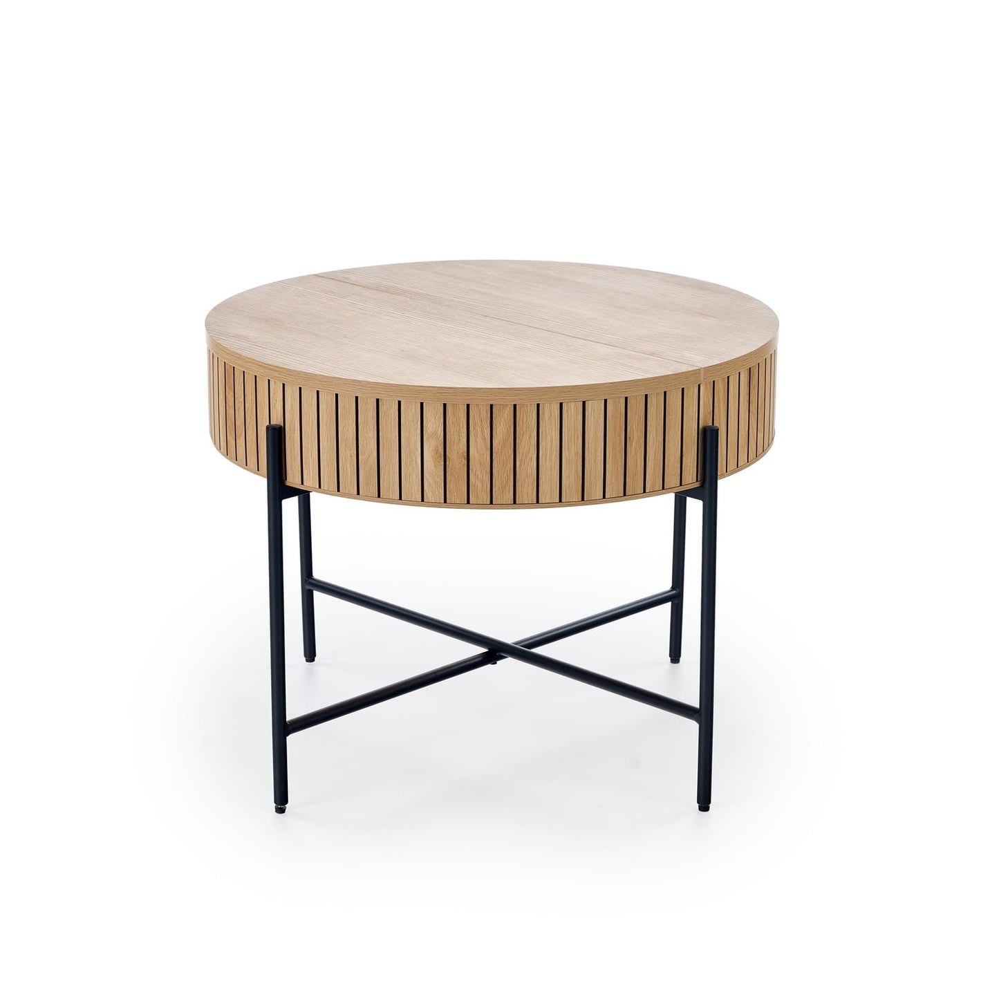 Kafijas galds Dans (2) 67/50 cm un 40/36 cm dabīgs/melns - N1 Home