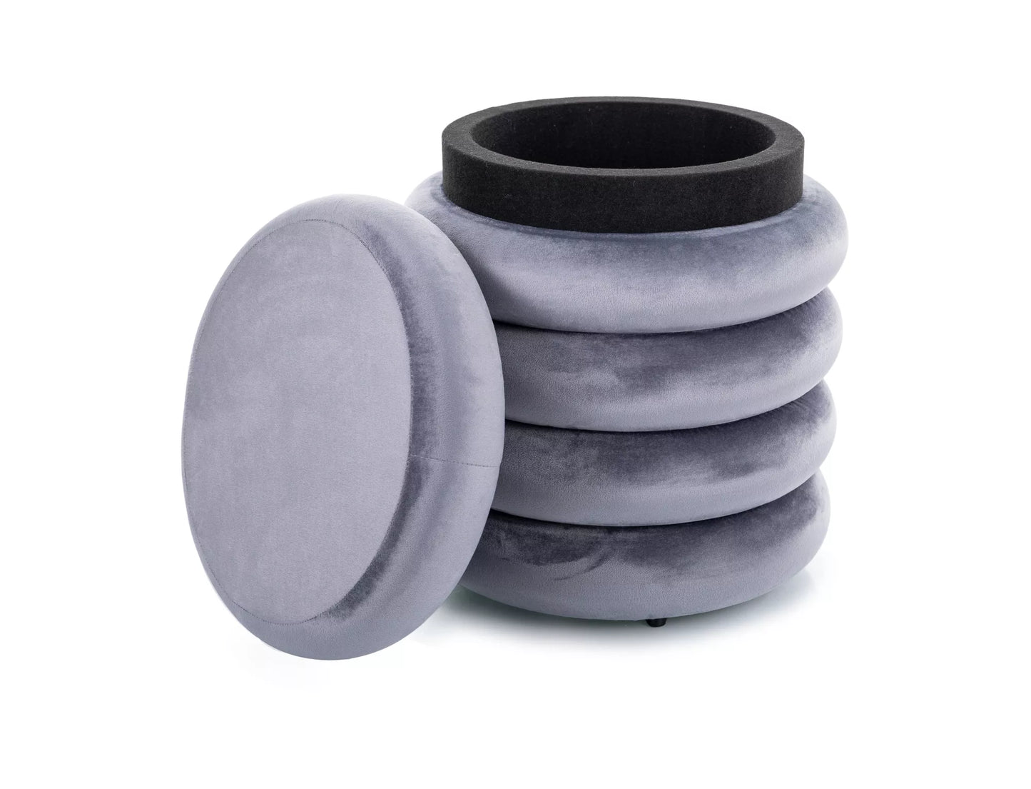 Pufs Calv 40/46 cm pelēks - N1 Home
