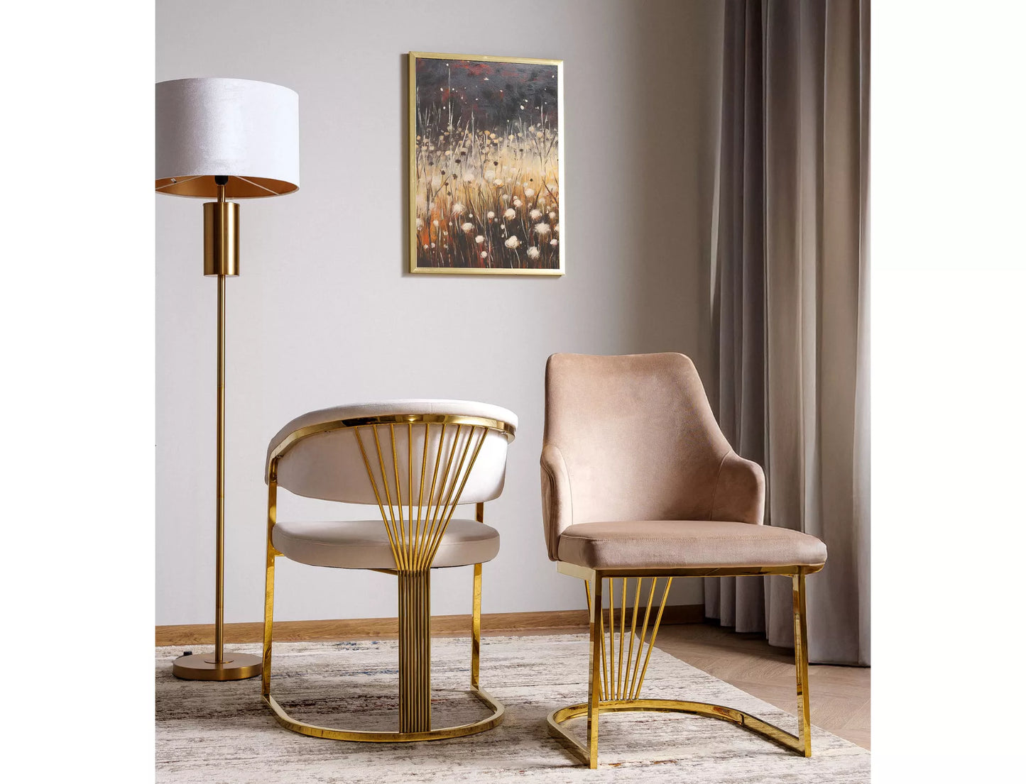 Krēsls Crons 77/57/46 cm krēms - N1 Home