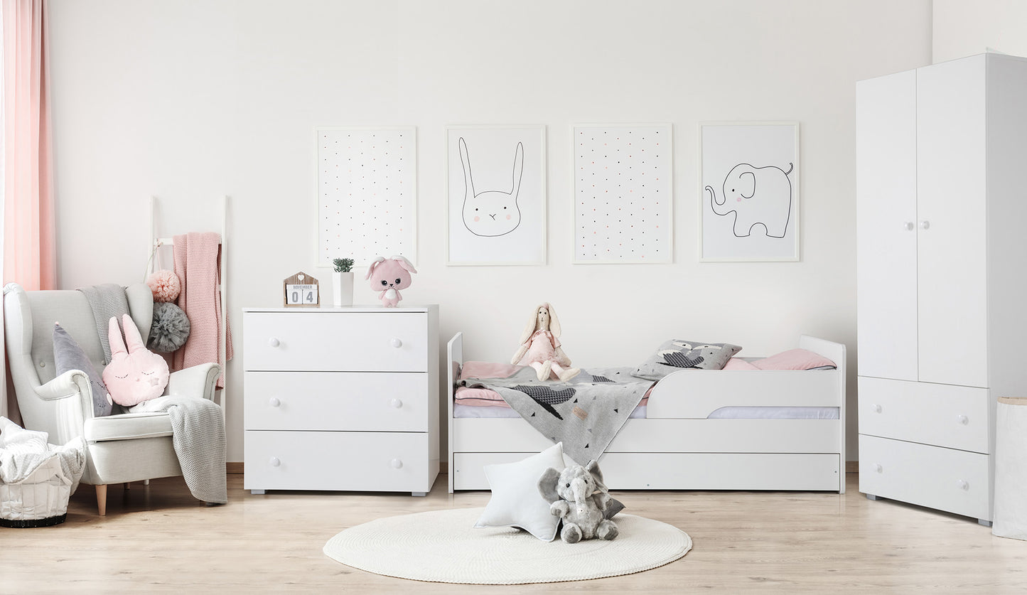 Gulta ALBA 160x70 cm 164 /62 /78 cm balts - N1 Home