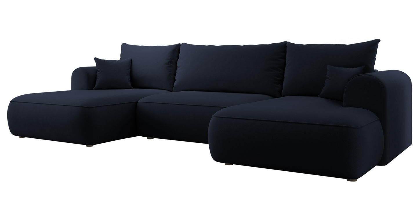 Dīvāns Ovors U 380/95/167 cm Castel 79 - N1 Home