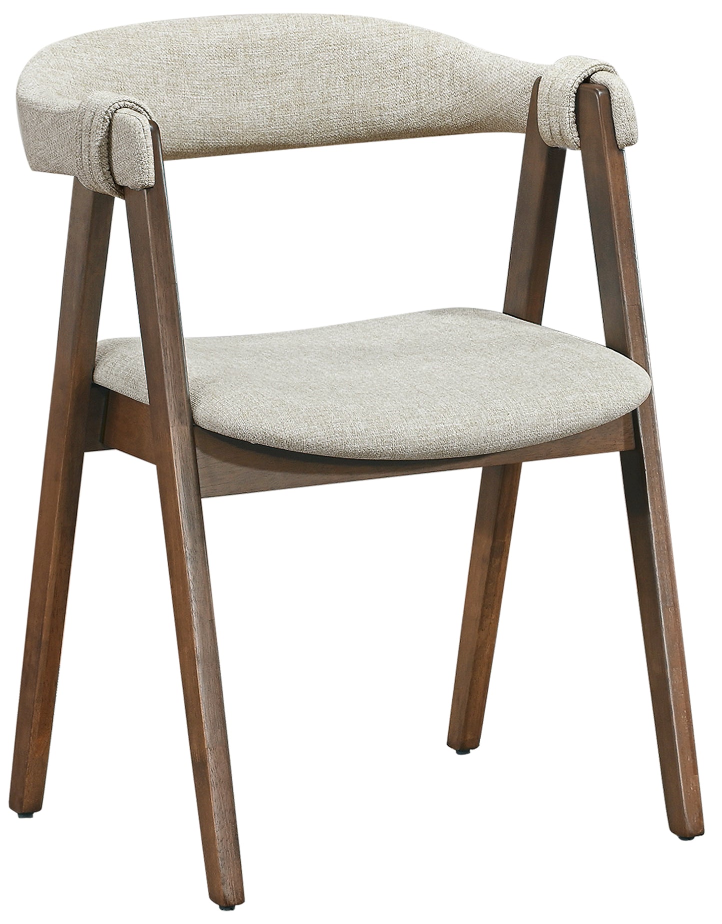 Krēsls Inne 75/54/57 cm rieksts/bēšs - N1 Home