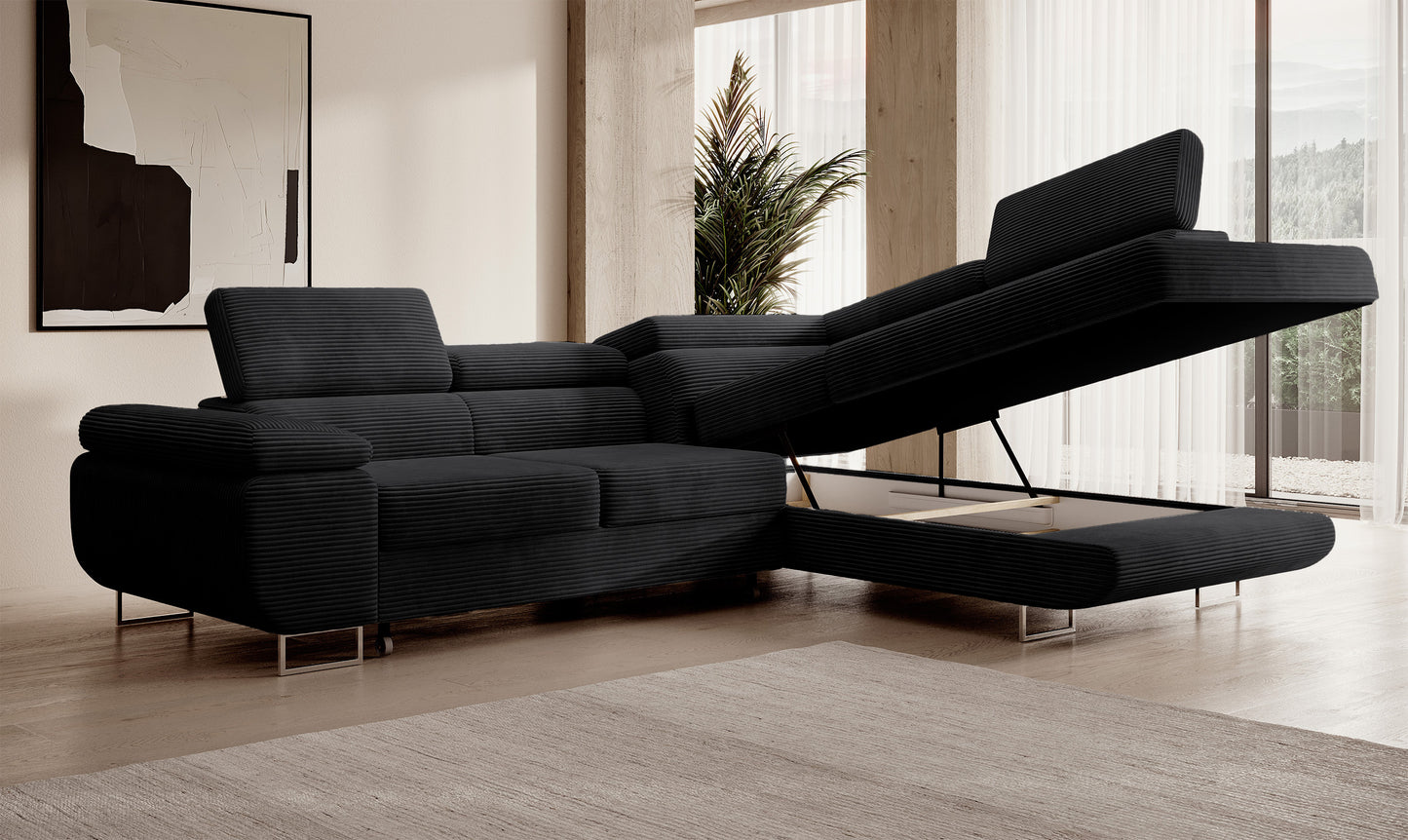 Dīvāns Steva 90/275/203 cm Poso 135 - N1 Home