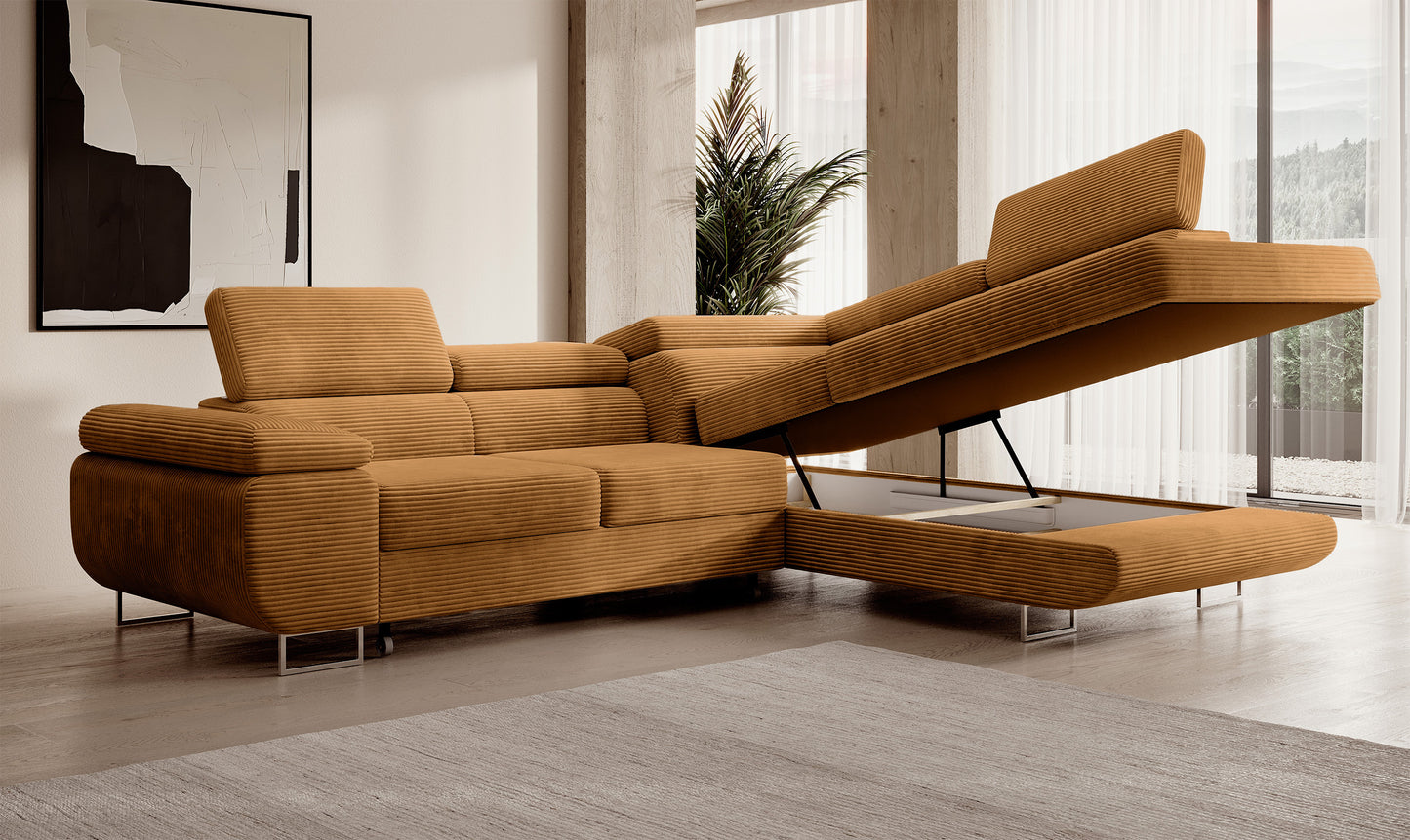 Dīvāns Steva 90/275/203 cm Poso 01 - N1 Home