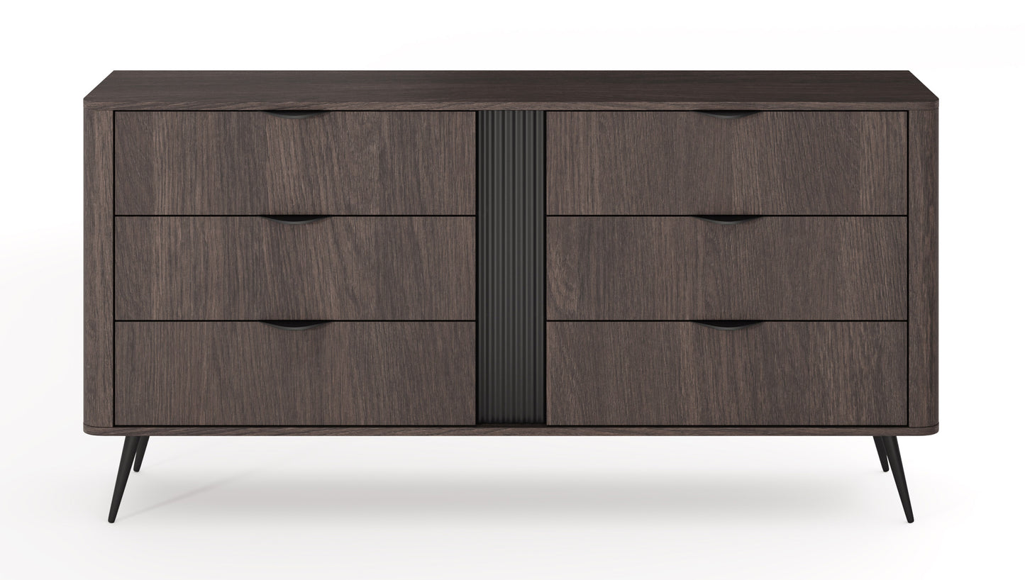 Kumode Verto 81/163/38 cm Dunin ozols - N1 Home