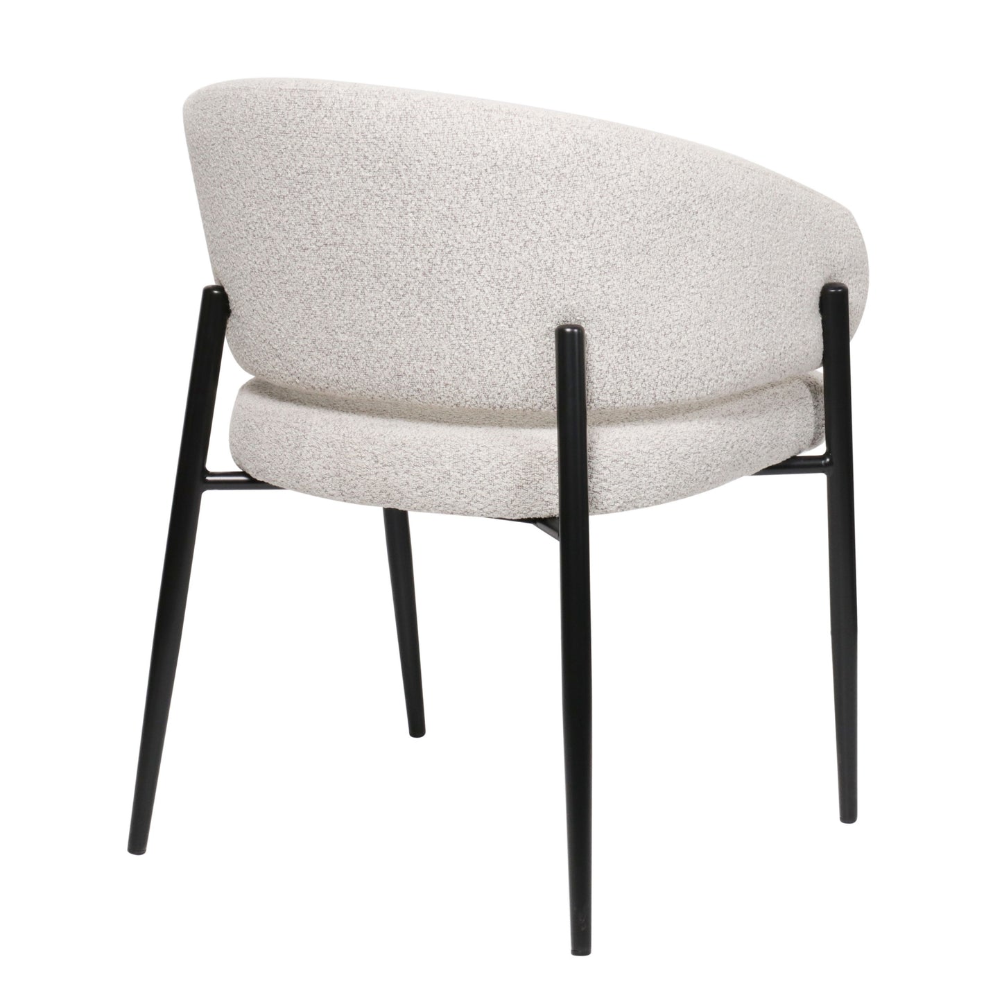 Krēsls Resil 82/57/58 cm pelēks-bēšs bukle - N1 Home