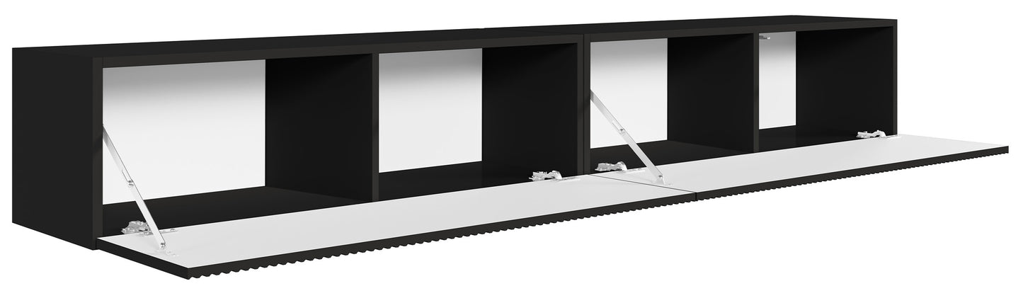 TV skapis Velda 201/28/31 cm melns