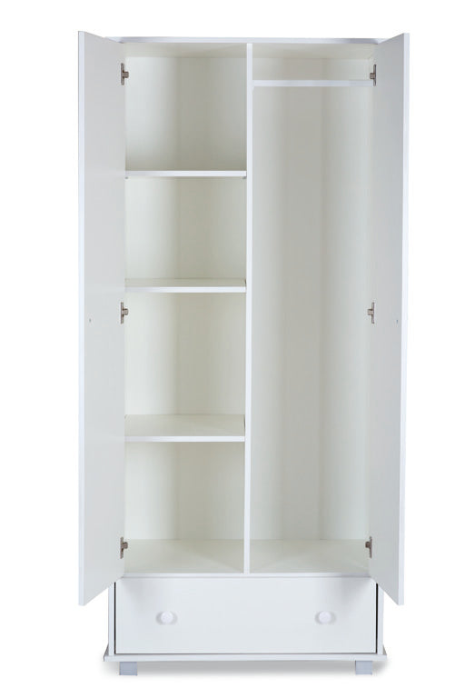 Skapis Žirafe 83/185 /52 cm balts-valrieksts - N1 Home