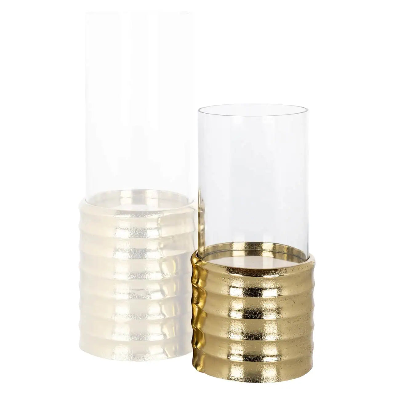 Svečturis Bodil gold small Richmond Interiors 30/13/13 cm zelts - N1 Home