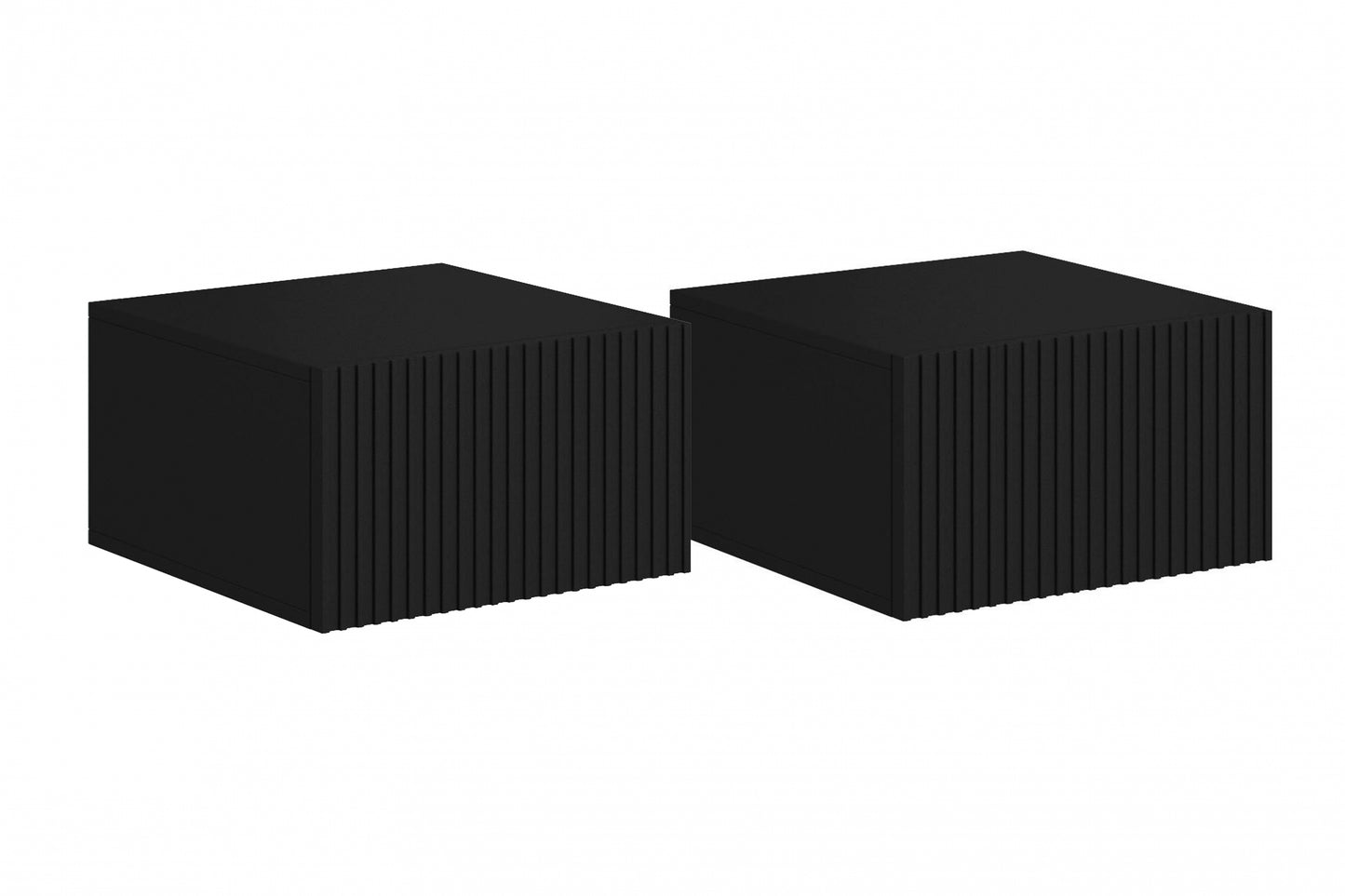 Naktsskapītis (2) AUSTIN 46/25/45 melns - N1 Home