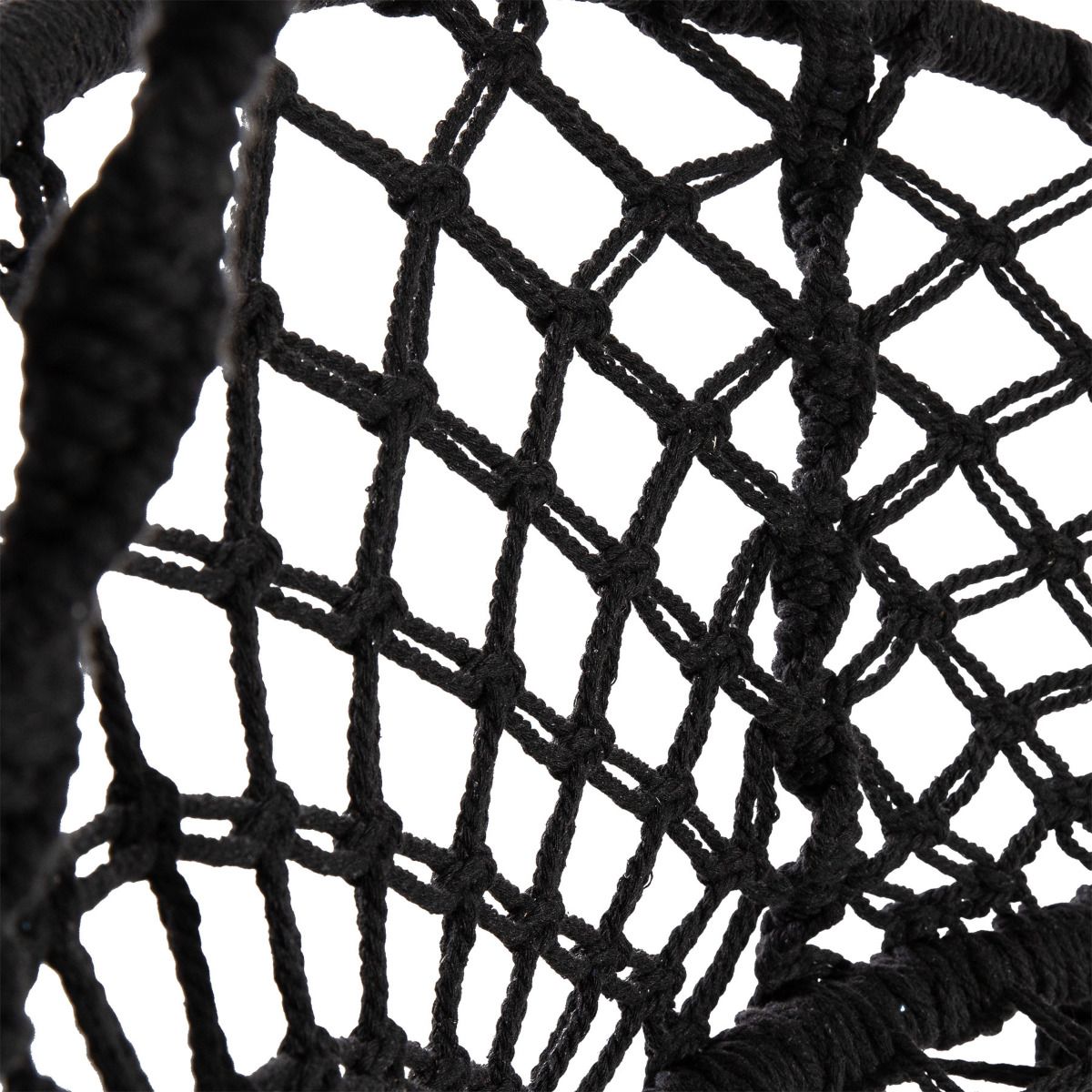 Šūpoles CIRCLE melns 80x60x120 cm - N1 Home