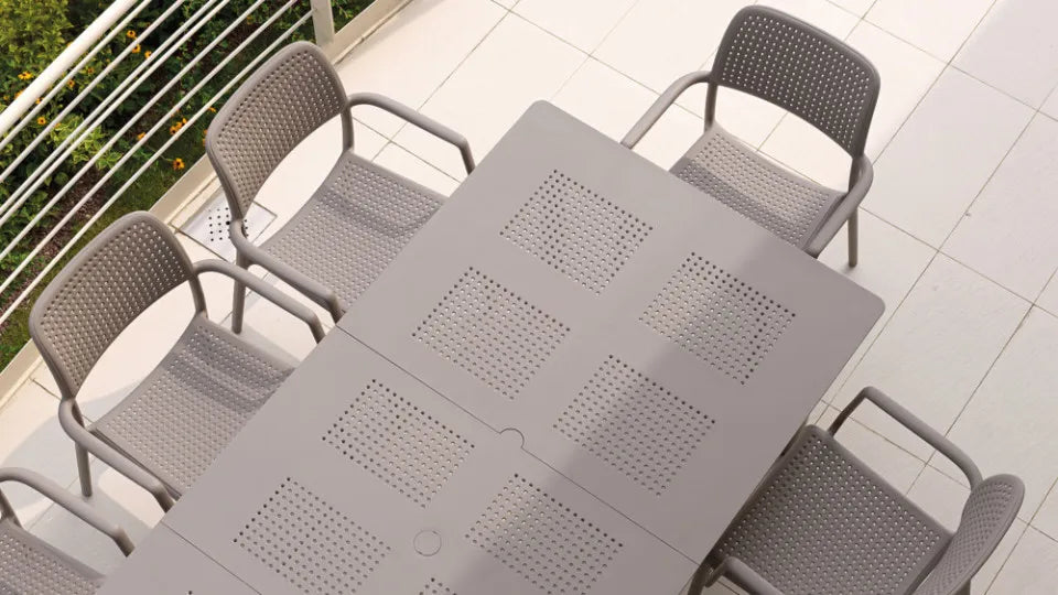 Galds Naro Libe 160/100/74 cm antracīts - N1 Home