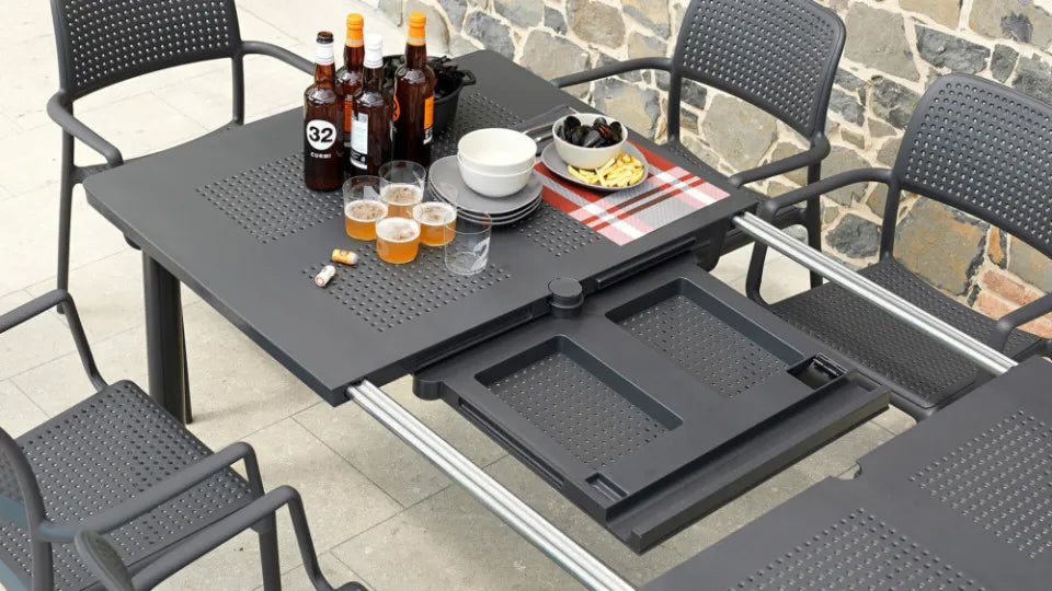 Galds Naro Libe 160/100/74 cm blanko - N1 Home